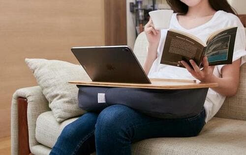 ポイント：もも置きの安定感が絶妙 イメージ