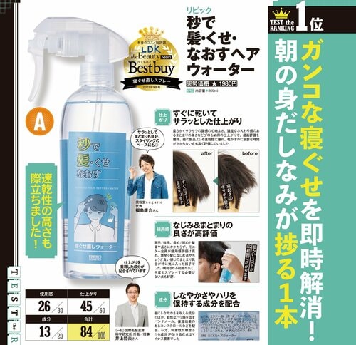 メンズ寝癖直しスプレーのメリットは? メンズ寝癖直しスプレーおすすめ イメージ