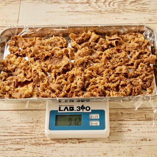 お肉:91.2グラム(6店中第1位) 【2023年】牛丼チェーンのおすすめランキング7選。料理家が徹底比較おすすめ イメージ
