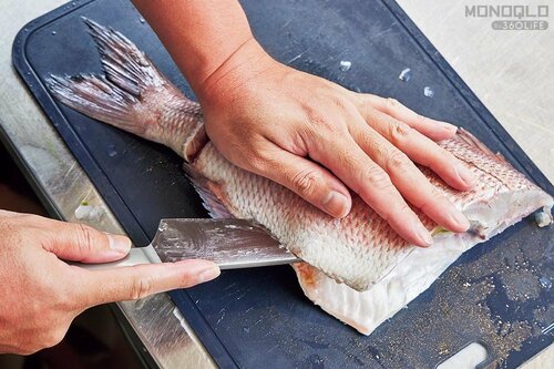 最高クラスの切れ味で魚の硬い骨もザクザク切れる! 包丁おすすめ イメージ2