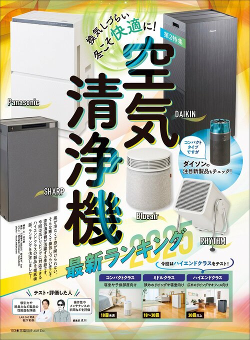 一年中頼れる高級空気清浄機を選ぼう 高級空気清浄機おすすめ イメージ