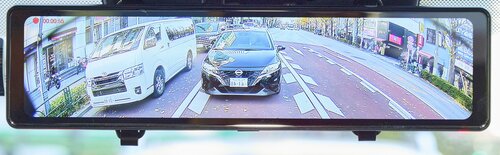 大きめの液晶で視認性高め ミラー型ドライブレコーダーおすすめ イメージ