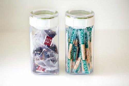フタが透明で中身見えが◎プラケースだから超軽い!