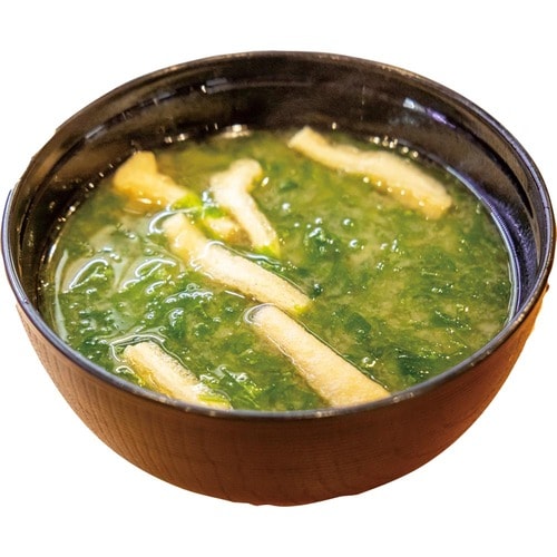 【4位】くら寿司「あおさ入り味噌汁」 回転寿司の茶碗蒸しおすすめ イメージ
