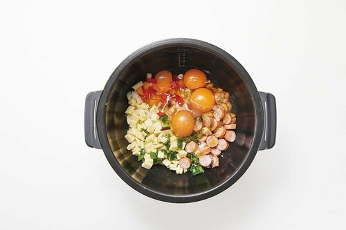 【混ぜ→焼き】オープンオムレツ(55分) イメージ