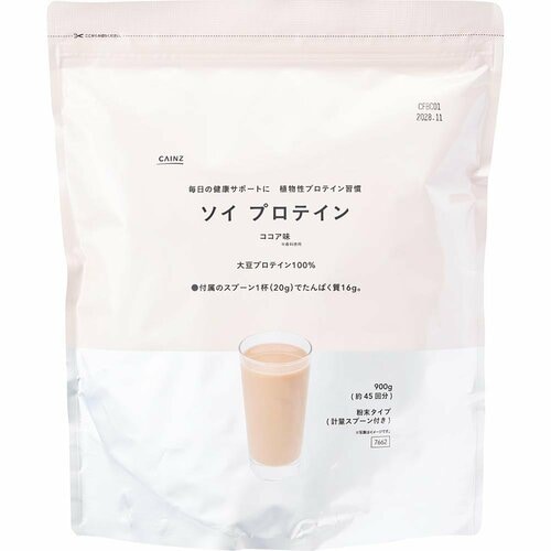 ソイプロテインおすすめ カインズ ソイプロテイン ココア イメージ