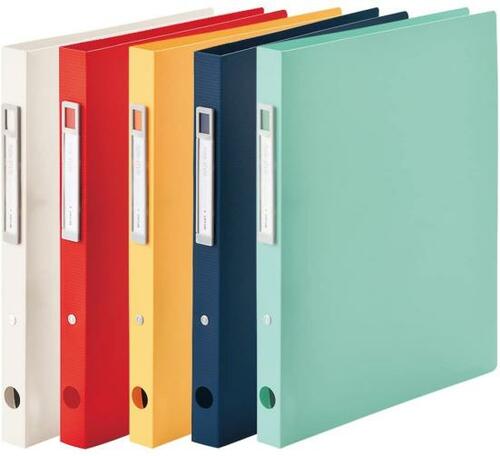 リヒトラブ(LIHIT LAB.):noie-style リングファイル＜ツイストリング＞ D型リングファイル＜ツイストリング＞／クリヤーブック:文房具