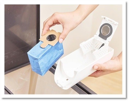 紙パック式＝簡単で衛生的だけどコストはかかる コードレス掃除機おすすめ イメージ