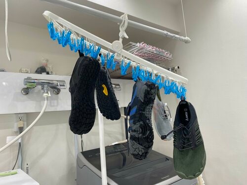 【速乾性】乾きやすさはそこそこ ベアフットシューズおすすめ イメージ