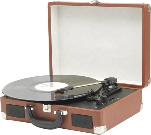 スピーカー・バッテリー内蔵でレコードをこれ1台で楽しめる Gloture「GeePlay」 イメージ