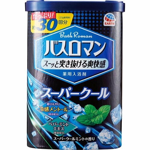 夏用クール入浴剤おすすめ アース製薬 バスロマン スーパークールタイプ イメージ