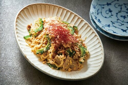 丸麺の調理イメージ_焼きそば風の画像