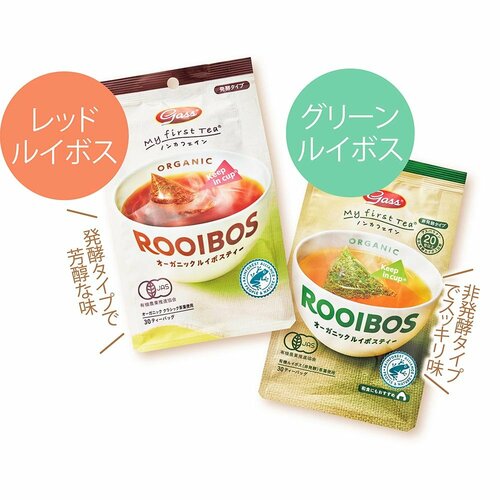 選び方1:レッドとグリーンがある ルイボスティーおすすめ イメージ