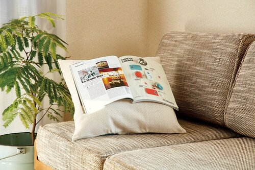 クッションカバーで自分もタブレットもダラダラ イメージ