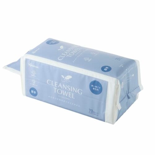 クレンジングタオルおすすめ アイリスオーヤマ クレンジングタオル BOXタイプ イメージ