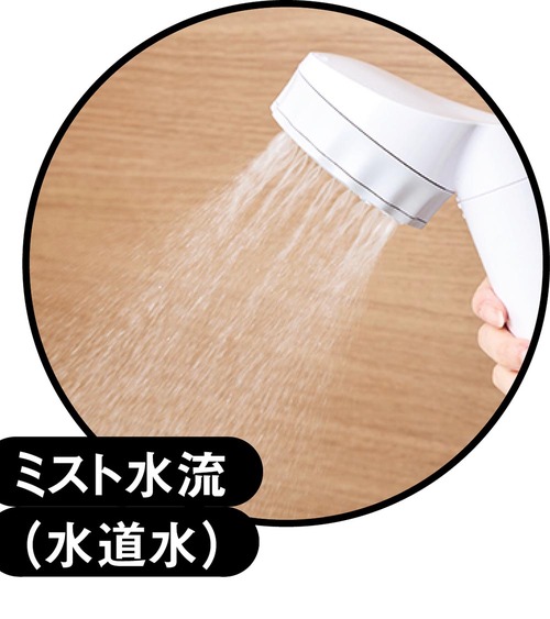 ミスト水流(水道水) シャワーヘッドおすすめ イメージ