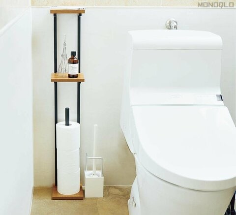 狭い空間に置けておしゃれ! トイレットペーパーストッカーならこれ一択