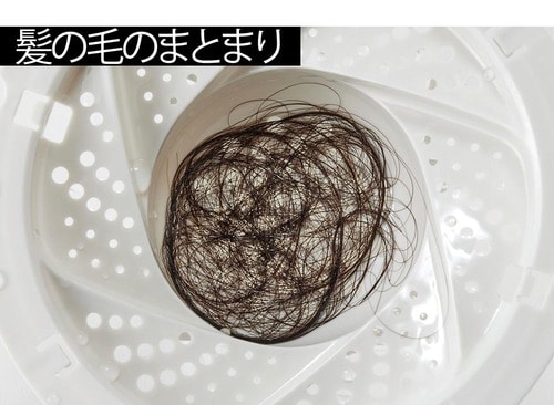 中央の凹みに髪の毛がしっかり収まる 浴室用排水用皿おすすめ イメージ