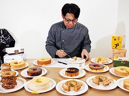 テスト項目3：食感（満点20点） バウムクーヘンおすすめ イメージ