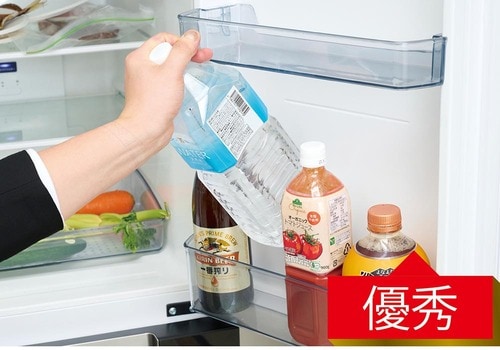 ドアポケットは収納力がある イメージ