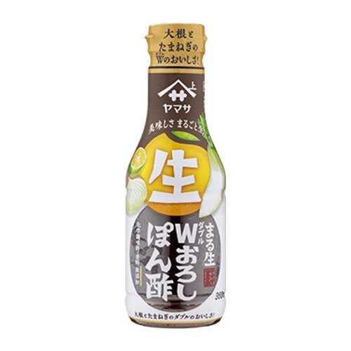 ポン酢しょうゆおすすめ ヤマサ まる生Wおろしぽん酢 イメージ