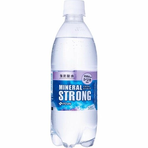 炭酸水おすすめ 伊藤園 強炭酸水 MINERAL STRONG イメージ