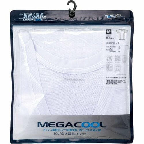 関西ファッション連合:MEGA COOL 半袖Vネック:インナー