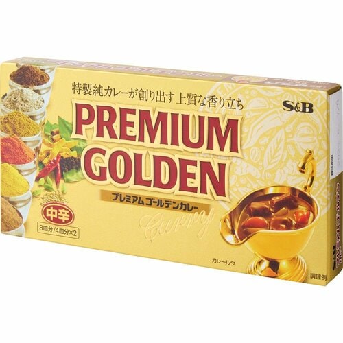 カレールーおすすめ エスビー食品 プレミアムゴールデンカレー 中辛 イメージ1