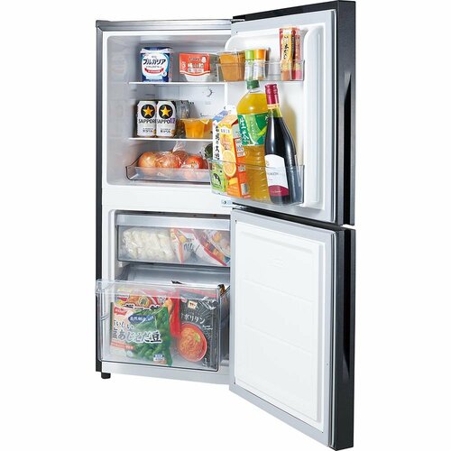一人暮らし向け冷蔵庫おすすめ ツインバード 2ドア冷凍冷蔵庫 HR-GJ12B イメージ