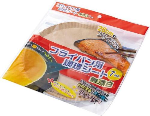 C評価: キャンドゥ「フライパン用調理シート(26cm用 7枚入)」 イメージ