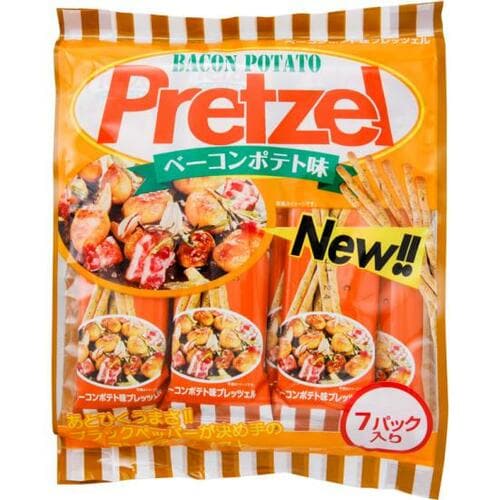 ウィスク:ベーコンポテト味プレッツェル:お菓子