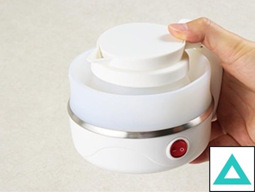 コンパクトさ 折りたたみケトルおすすめ イメージ