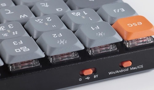 Win/Mac切り替えスイッチ メカニカルキーボードおすすめ イメージ