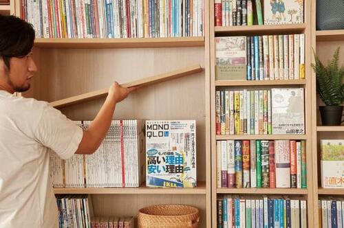 ポイント：自分流を極められる本棚 イメージ