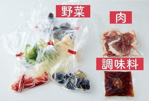 選び方1：材料が全部揃っているものがラク イメージ