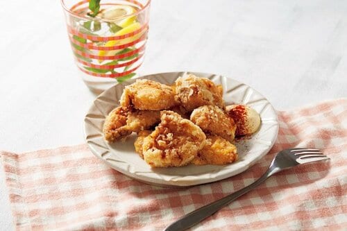 お酢でしっとりカジキマグロに チリパウダーがベストマッチ！ イメージ