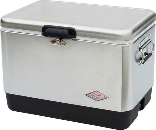 たっぷり入る大容量「54QT スチールベルトクーラー」 イメージ