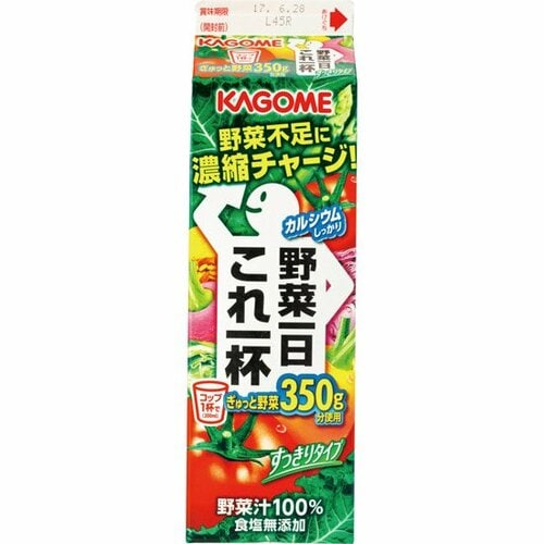 KAGOME:野菜一日 これ一杯（1000ml）:ジュース