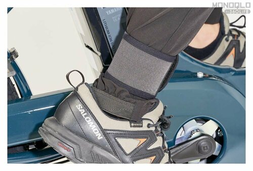 全面がリフレクターになっていて安全 自転車の裾バンドおすすめ イメージ