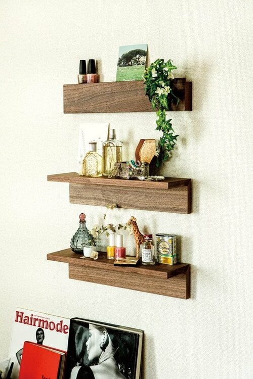 念願のオシャレな飾り棚が壁さえあれば簡単に作れる イメージ