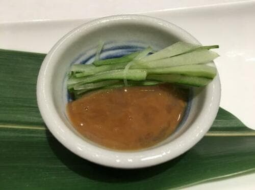 ポイント1：少し盛って日本酒のつまみに イメージ