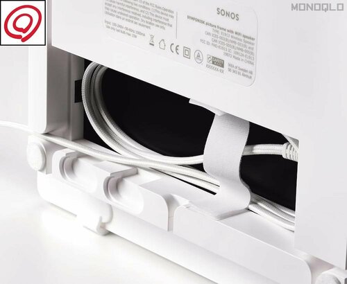 余ったケーブルは背面に収納! SYMFONISK「アートフレーム WiFiスピーカー付き」おすすめ イメージ2