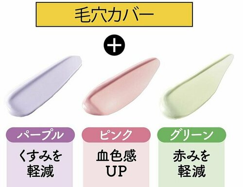 選び方1:カラー 毛穴カバー下地おすすめ イメージ