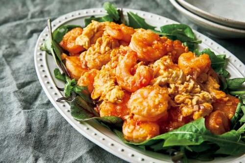 卵ちょい足しで味がマイルドに！Cook Do「干焼蝦仁用」 イメージ2