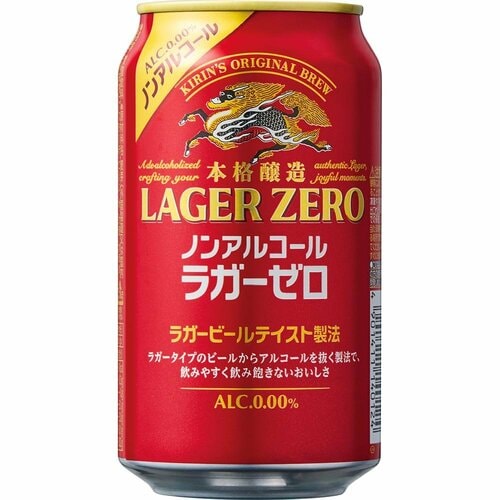 ノンアルコールビールおすすめ キリンビール ラガーゼロ 350ml×24本 イメージ