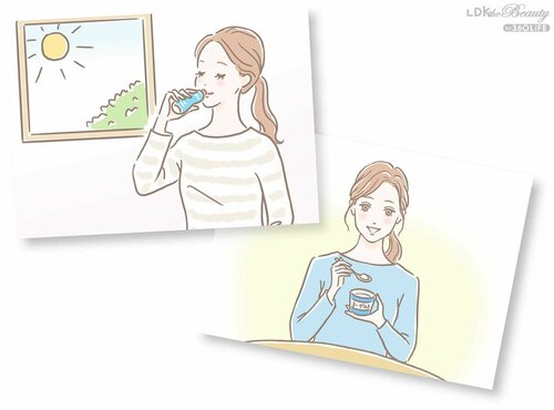 飲むタイプと食べるタイプどちらがオススメ? ヨーグルトおすすめ イメージ