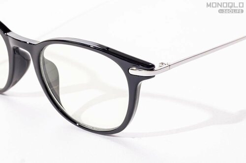 アイテム4：GU「UVカット コンビネーションラウンドグラス」 GUで格安全身ビジネスコーデおすすめ イメージ2