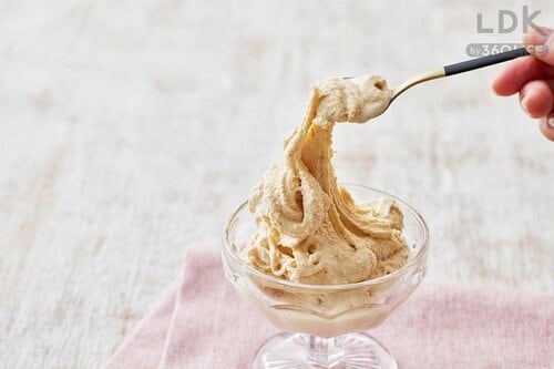バニラアイスに混ぜるとトルコアイス風に! 納豆おすすめ イメージ