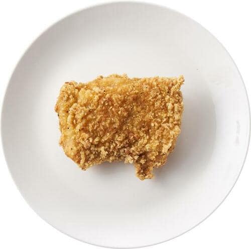 13位: フード・ワン「骨なしフライドチキン100g」|鶏肉の味が薄い