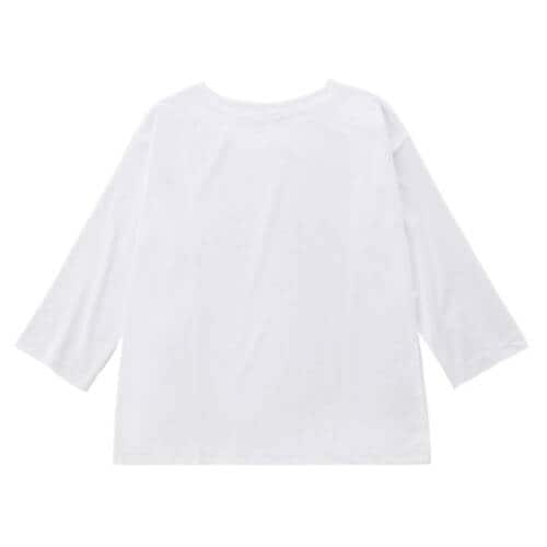 無印良品 婦人 天竺編み ボートネック七分袖Tシャツ イメージ1